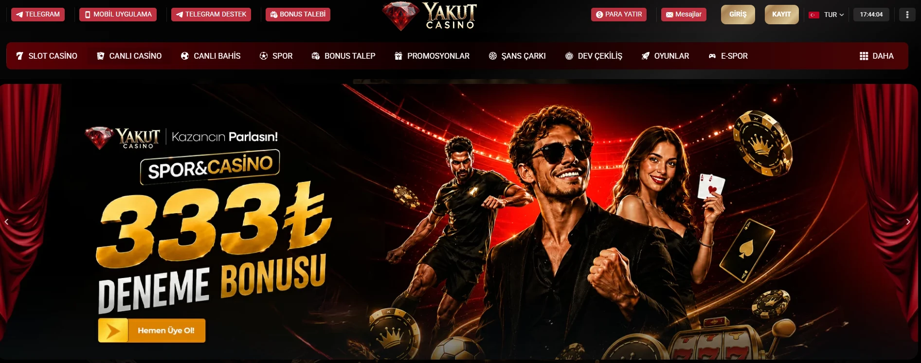 Yakutcasino Bonus