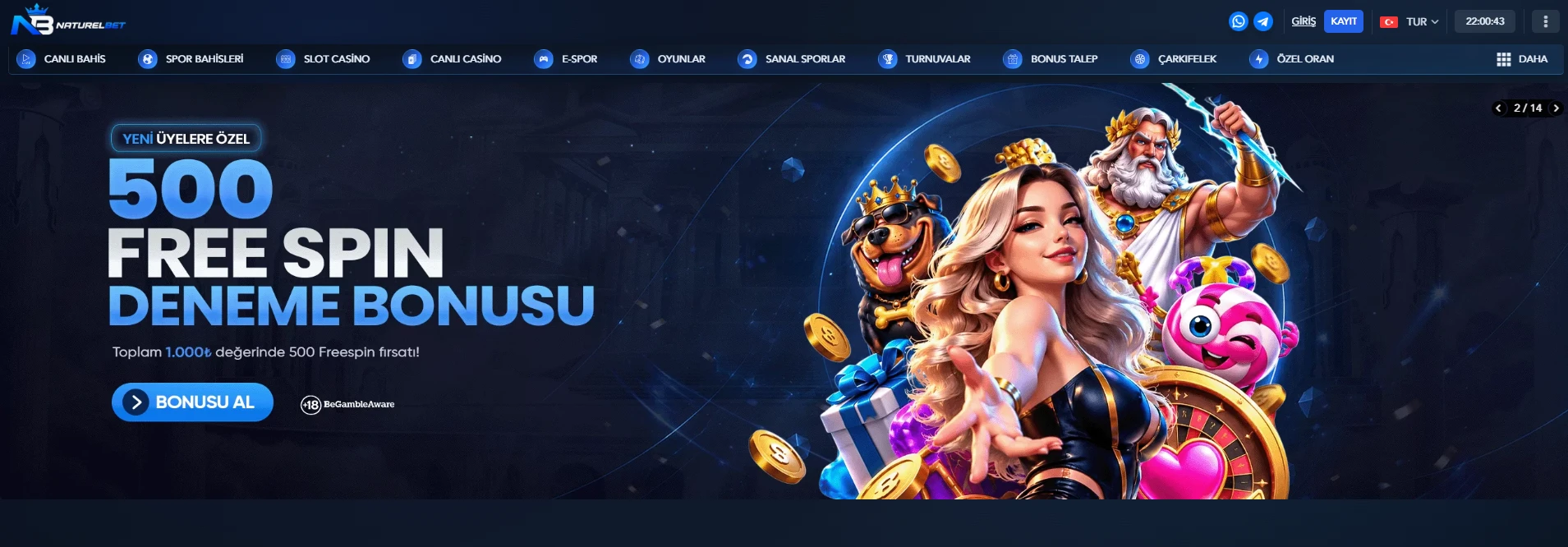 Naturelbet Bonus